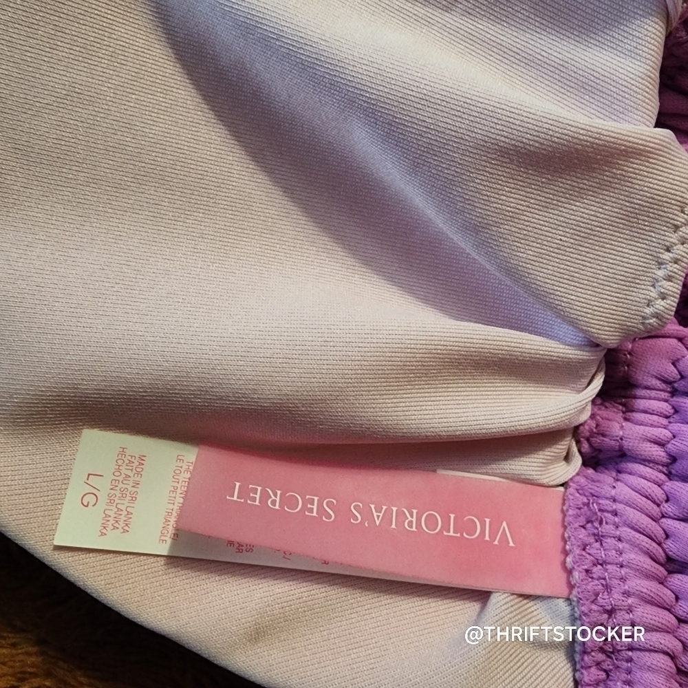 Victoria Secret the teeny triangle bikini top size L - Picture 5 of 5
